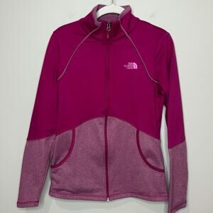 North Face Women's Pink 100wt Cinder Full Zip Jacket Size S NF00CP5M Outdoors